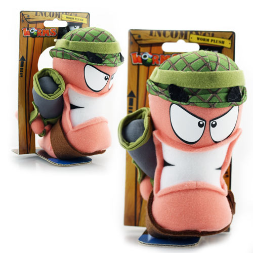 Peluche Worms - Army - Tamaño Mediano 