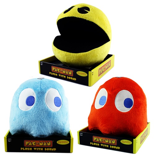 Peluche Pac Man (20 Cms) Con Sonido - Inky 