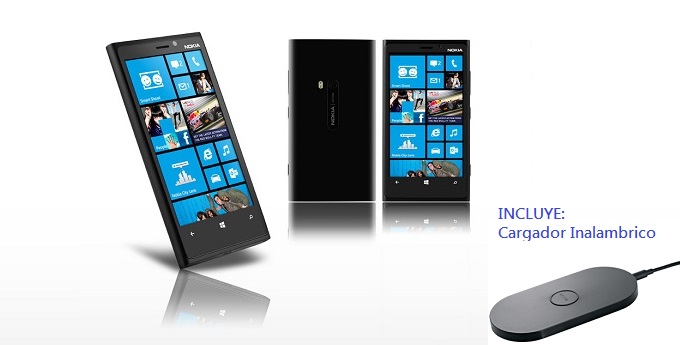 Nokia Lumia 920 Black Con Cargador Inalambrico (Entel) 