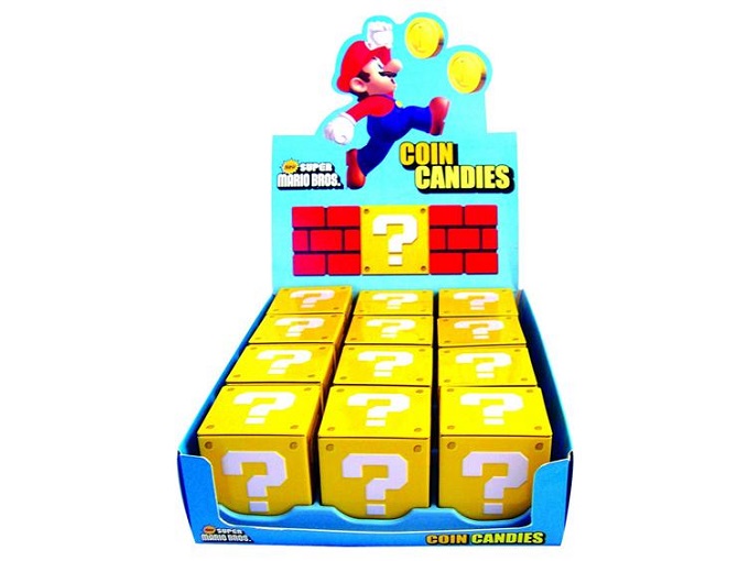 Super Mario Coin Candies - Caja Metalica 