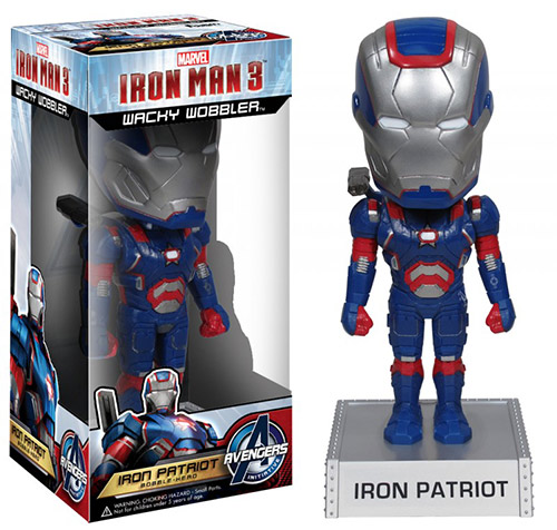 Figura Iron Man 3 Iron Patriot - Wacky Wobbler - 