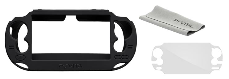 Kit Protector de Pantalla + Silicona Negra Psv111 