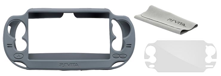 Kit Protector de Pantalla + Silicona Gris Psv111 