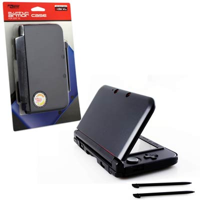 Protector Aluminio Negro 3Ds XL 