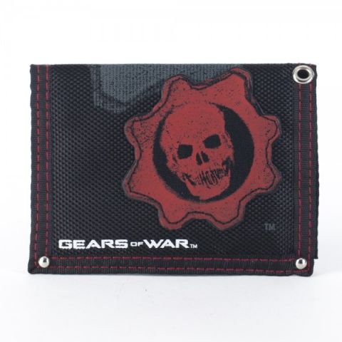 Billetera Gears Of War Red Omen Emblem 