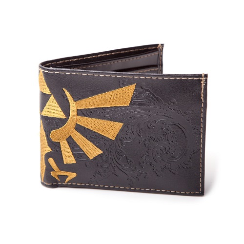 Billetera Zelda Triforce Logo Black (Nuevo Modelo) 