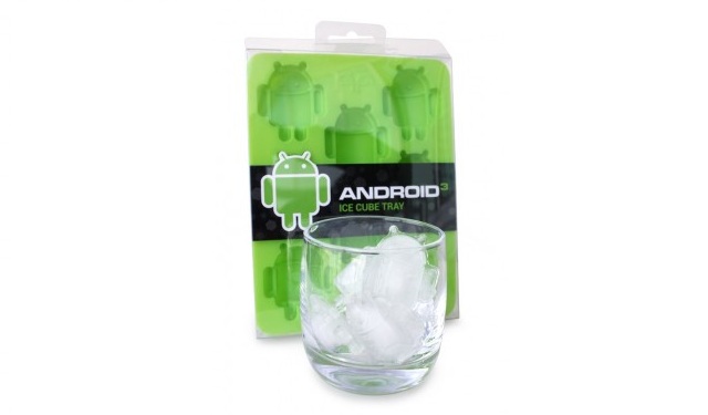Molde Silicona Cubos Hielo Android Robot 