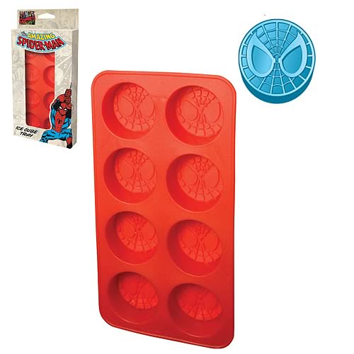 Molde Silicona Cubos Hielo Spiderman 