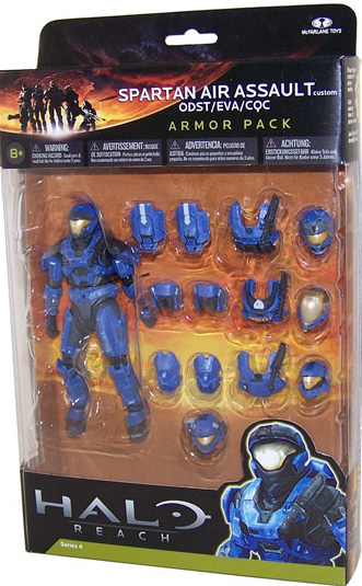 Figura Halo Reach Spartan Air Assault - Armor Pack (+13 Accesorios) Mcfarlane 