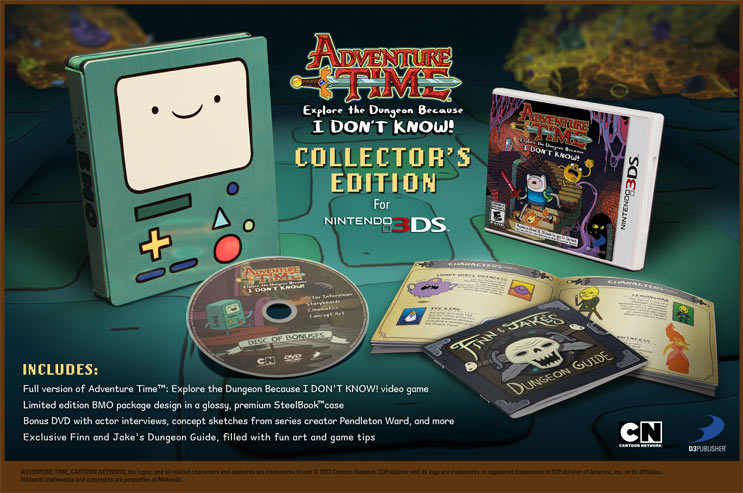 Adventure Time Explore The Dungeon Because I Dont Know Collectors Edition 
