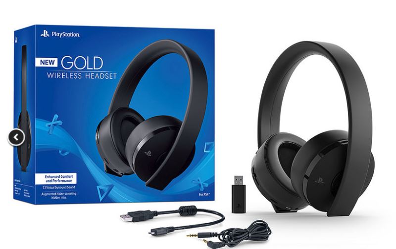 Audifonos Inalambricos Gold Sony 7.1 Virtual Surround 