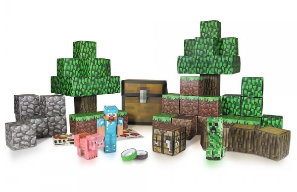 Minecraft Papercraft Deluxe Set (90+ Piezas) 