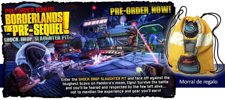 Borderlands The Pre Sequel ( Reserva ) 