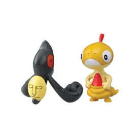 Pokemon Pack 2 Figuras Scraggy Vs Yamask 