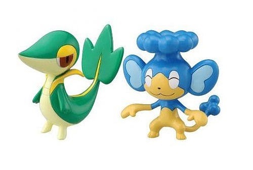 Pokemon Pack 2 Figuras Snivy Vs Panpour 
